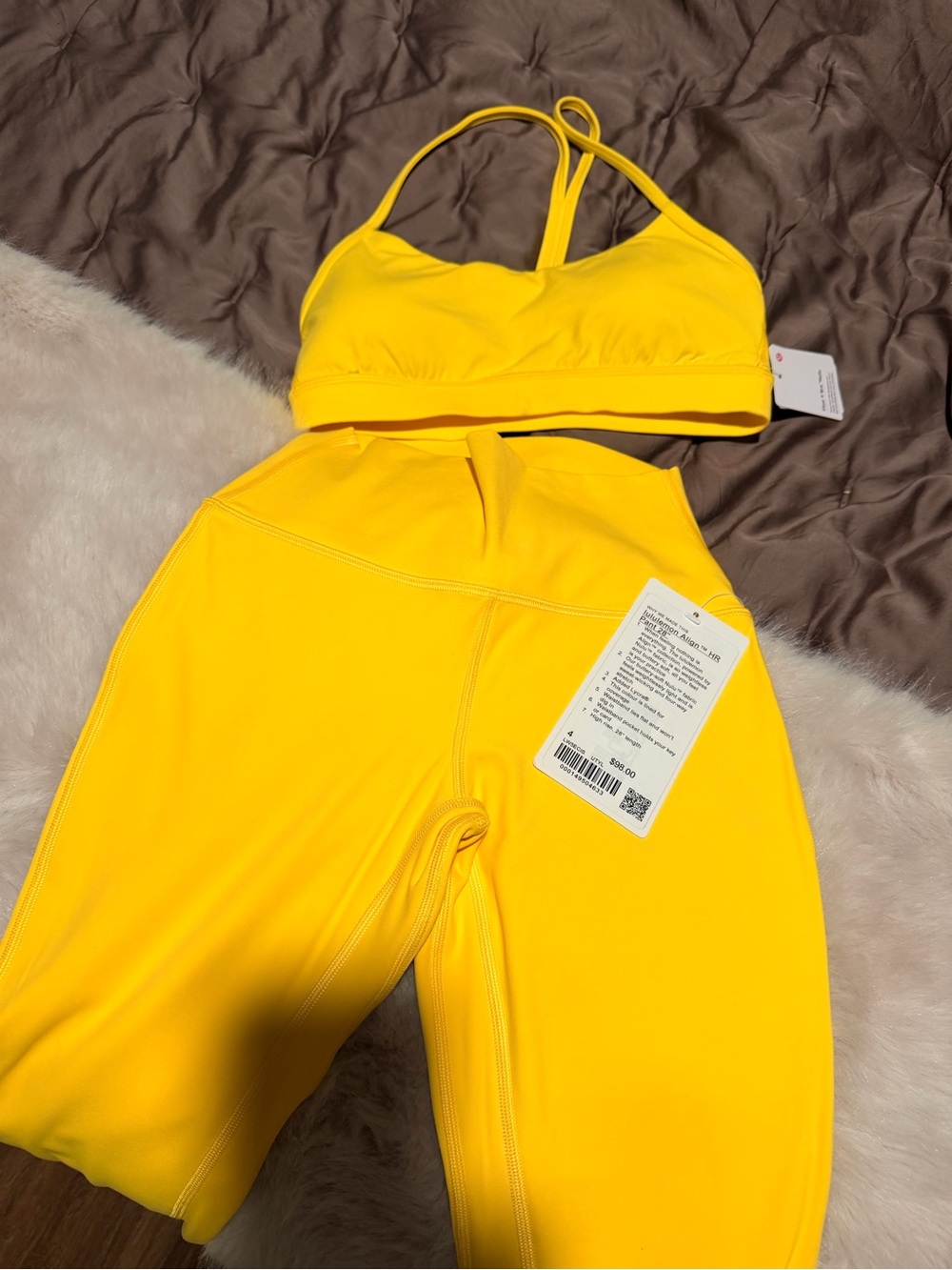 lululemon athletica Yellow Align set